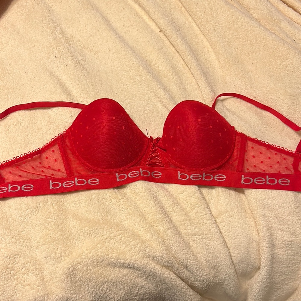 BEBE red sexy bra